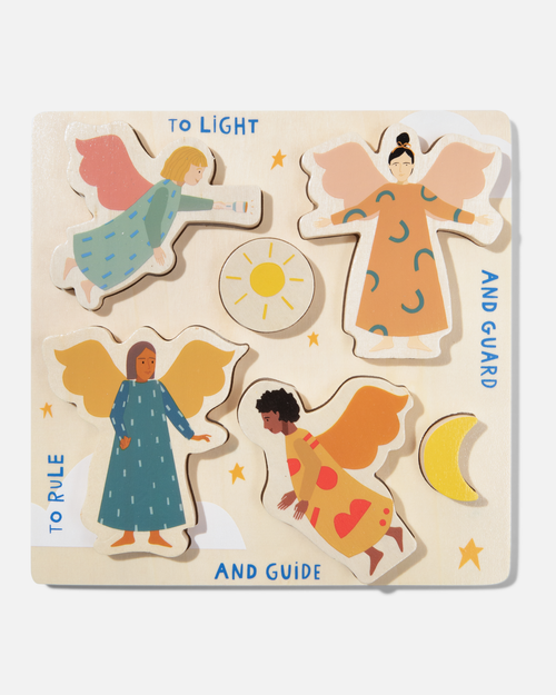 Guardian Angel Wooden Puzzle - JMJs Catholic Store, Inc