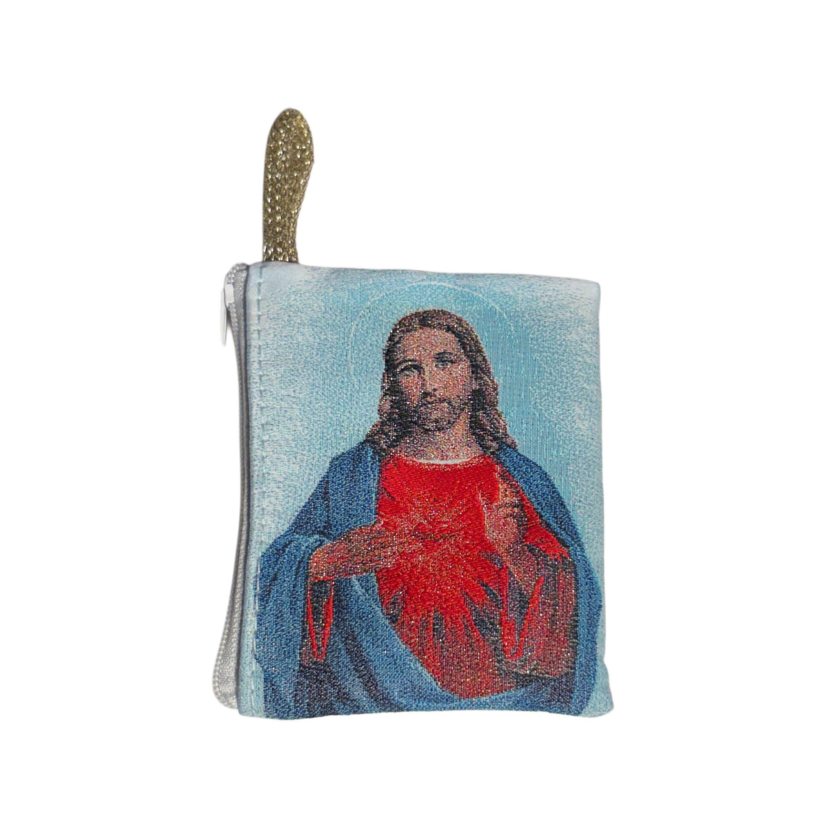Sacred Heart of Jesus Rosary Pouch 3″ x 4″ - JMJs Catholic Store, Inc