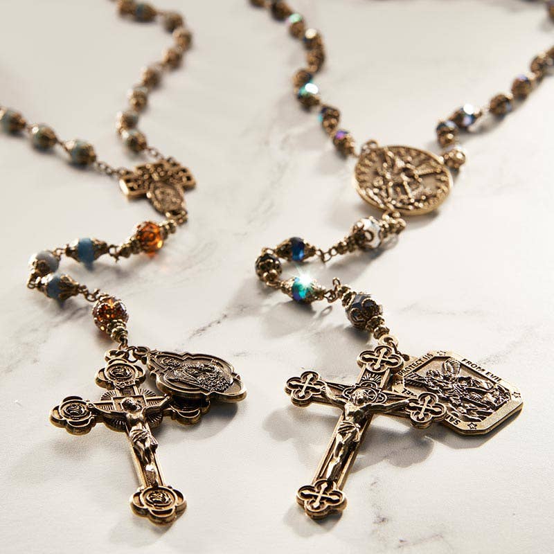 Vintage Rosary - OL Guadalupe - JMJs Catholic Store, Inc
