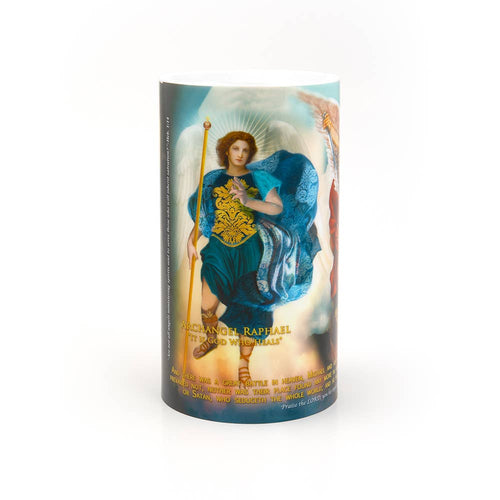 The Saints Collection Archangels Prayer Candle - JMJs Catholic Store, Inc