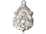 Mother Of Priest Sterling Silver Medal (5/8") with 18" chain - JMJs Catholic Store, Inc