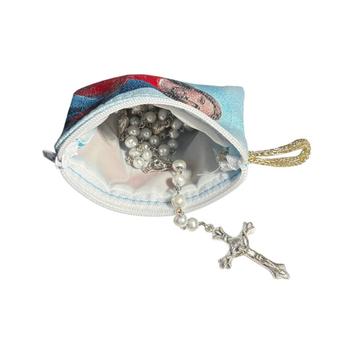Sacred Heart of Jesus Rosary Pouch 3″ x 4″ - JMJs Catholic Store, Inc