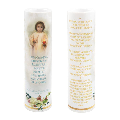 The Saints Collection - Divine Child Prayer Candle - JMJs Catholic Store, Inc