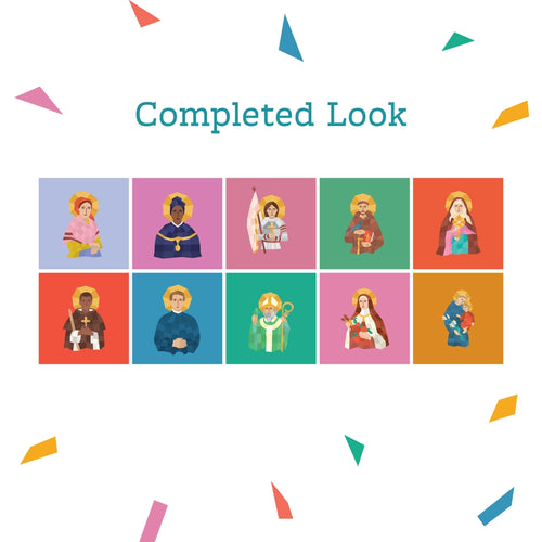 Pray By Sticker: Saints Sticker Book - JMJs Catholic Store, Inc