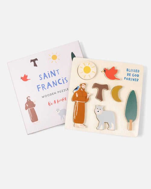 St. Francis Wooden Puzzle - JMJs Catholic Store, Inc