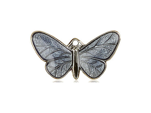 Two-Tone 14kt Gold Filled Butterfly Pendant on a Gold Filled Chain - JMJs Catholic Store, Inc