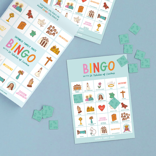 St. Thérèse of Lisieux Bingo - JMJs Catholic Store, Inc