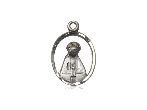 Sterling Silver Madonna Pendant on Sterling Silver Chain - JMJs Catholic Store, Inc