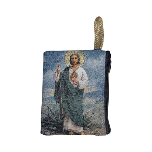 St. Jude Rosary Pouch 3″ x 4″ - JMJs Catholic Store, Inc