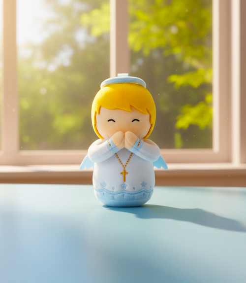 Guardian Angel Boys Catholic Mini Plush Doll 4.75" | Angel - JMJs Catholic Store, Inc