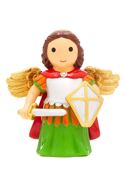Saint Michael Archangel Collectors Edition Miniature Saint Statue — Protector Saint — Limited Edition | Edition Closed - JMJs Catholic Store, Inc