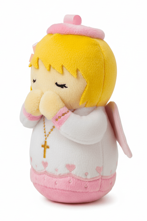 Guardian Angel Girls Catholic Mini Plush Doll 4.75" | Angel Plush - JMJs Catholic Store, Inc