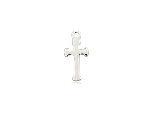 Sterling Silver Cross Medal on a Sterling Silver Chain - JMJs Catholic Store, Inc