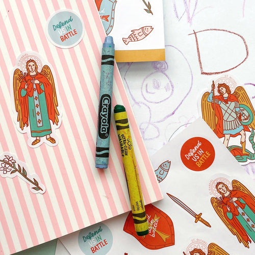 Archangels Sticker Sheet 5-Pack - JMJs Catholic Store, Inc
