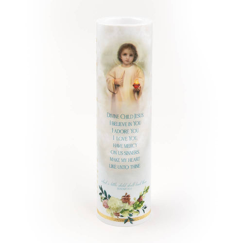 The Saints Collection - Divine Child Prayer Candle - JMJs Catholic Store, Inc