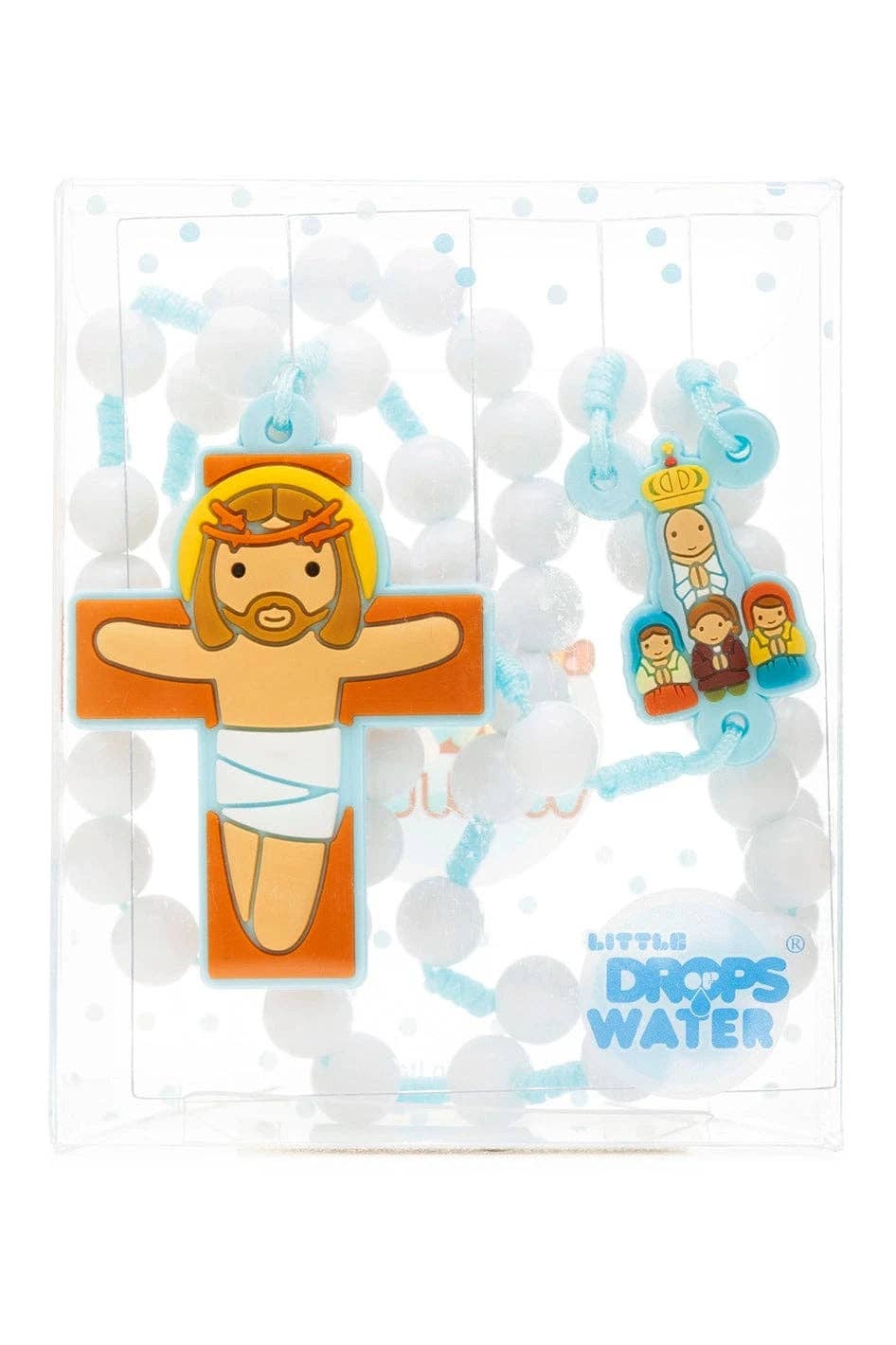 Our Lady Fatima Catholic Rosary Boys | Blue Prayer Beads | Little Drops of Water - JMJs Catholic Store, Inc