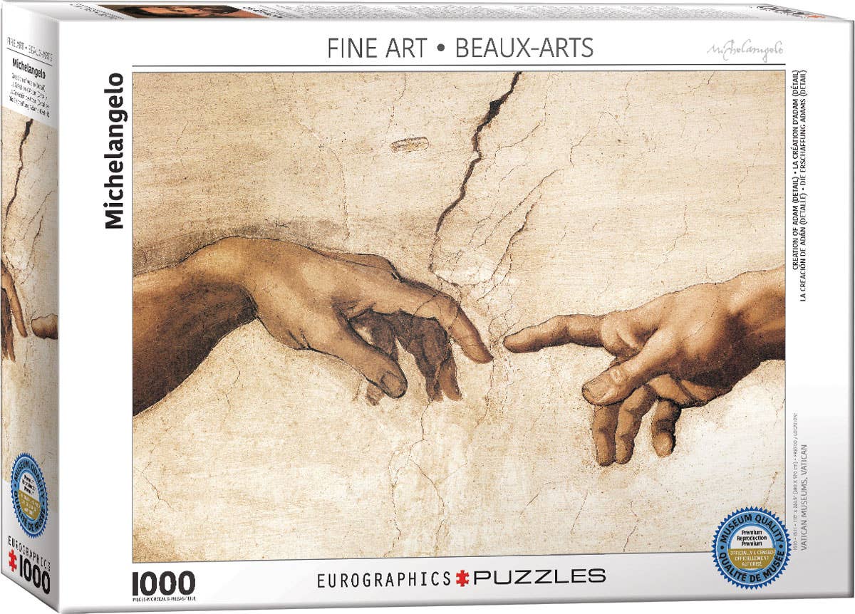 Creation of Adam Jigsaw Puzzle - JMJs Catholic Store, Inc