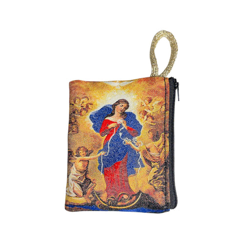Our Lady Undoer of Knots Rosary Pouch 3″ x 4″ - JMJs Catholic Store, Inc