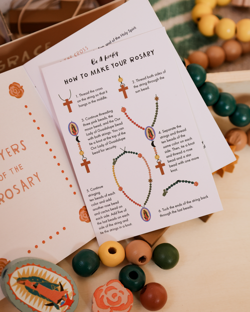 Our Lady of Guadalupe DIY Rosary Kit - JMJs Catholic Store, Inc