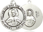 Sterling Silver Scapular Medal 3/4" - JMJs Catholic Store, Inc