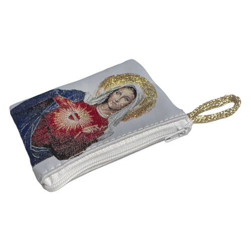 Immaculate Heart of Mary Rosary Pouch 3″ x 4″ - JMJs Catholic Store, Inc