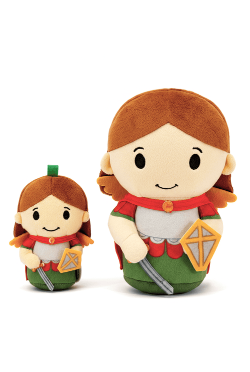 Saint Michael Archangel Catholic Mini Plush Doll 4.75" | Angel Toy - JMJs Catholic Store, Inc