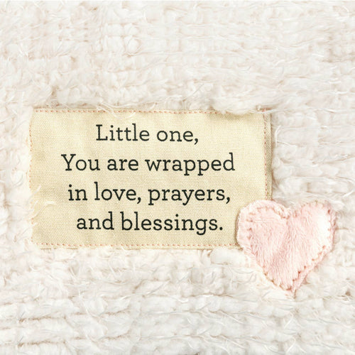 Wrapped in Prayer Blanket - Pink 30"w x 40"long - JMJs Catholic Store, Inc