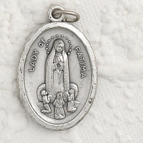 Lady of Fatima Oxi Medal 1" - JMJs Catholic Store, Inc