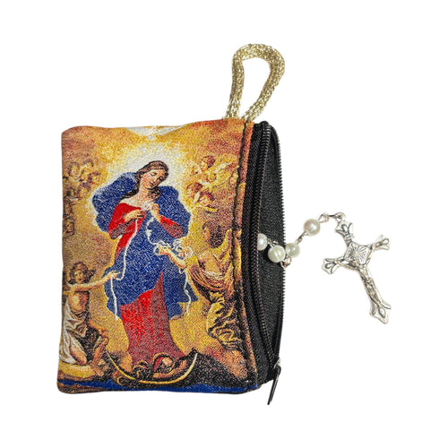 Our Lady Undoer of Knots Rosary Pouch 3″ x 4″ - JMJs Catholic Store, Inc