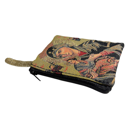 Our Lady of Perpetual Help Rosary Pouch 3″ x 4″ - JMJs Catholic Store, Inc