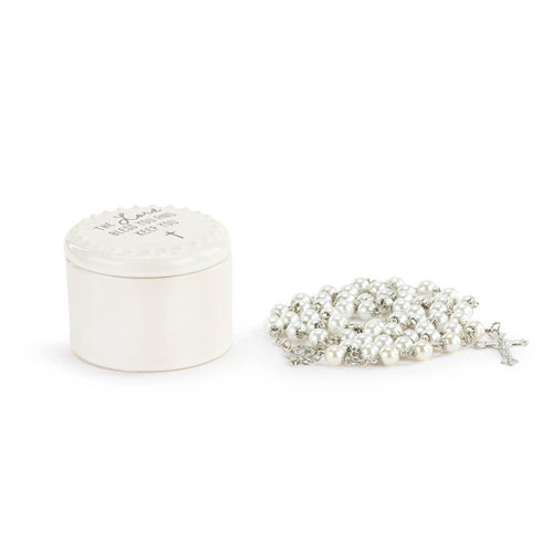 Trinket Box & Rosary - Lord Bless You - JMJs Catholic Store, Inc
