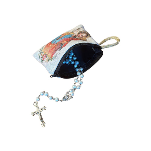 St. Joseph Rosary Pouch 3″ x 4″ - JMJs Catholic Store, Inc