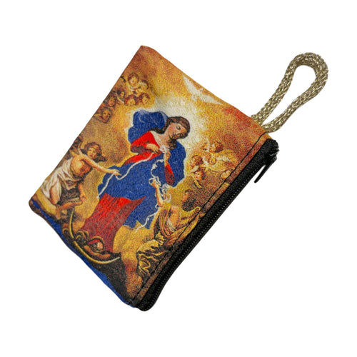 Our Lady Undoer of Knots Rosary Pouch 3″ x 4″ - JMJs Catholic Store, Inc