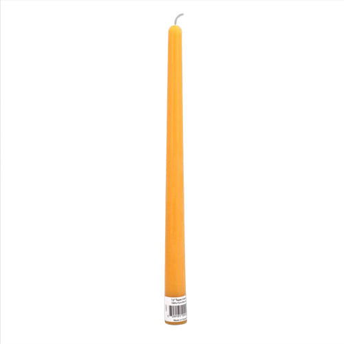 Natural Beeswax 12" Taper Candlesticks - JMJs Catholic Store, Inc