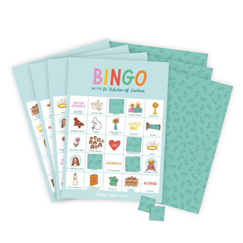 St. Thérèse of Lisieux Bingo - JMJs Catholic Store, Inc