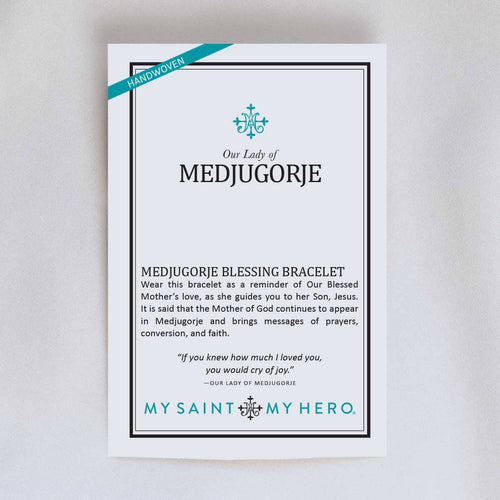 Our Lady of Medjugorje Blessing Bracelet - JMJs Catholic Store, Inc