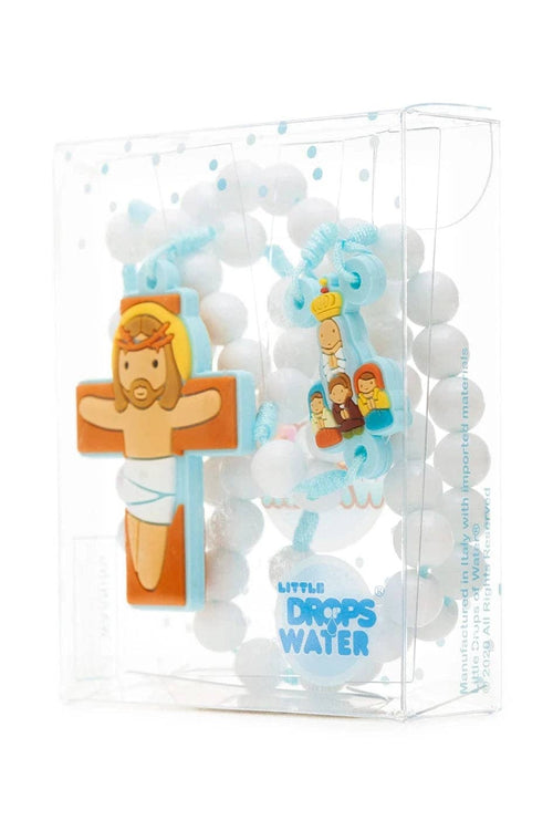 Our Lady Fatima Catholic Rosary Boys | Blue Prayer Beads | Little Drops of Water - JMJs Catholic Store, Inc