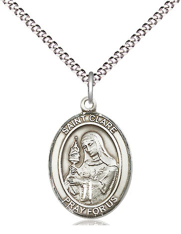 St. Clare of Assisi Medal 3/4" - JMJs Catholic Store, Inc