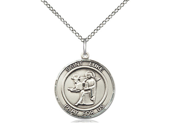 St Luke the Apostle (3/4") - JMJs Catholic Store, Inc
