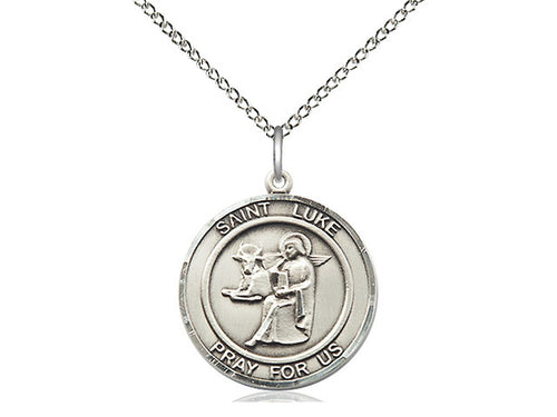 St Luke the Apostle (3/4") - JMJs Catholic Store, Inc