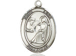 Sterling Silver St. Luke the Apostle Medal - JMJs Catholic Store, Inc