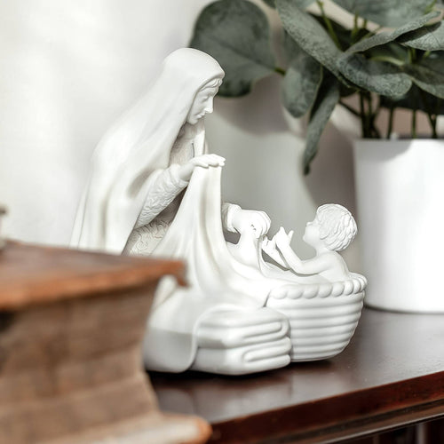 Hidden Moments Collection: Laundry with Jesus Catholic Mary Statue - JMJs Catholic Store, Inc
