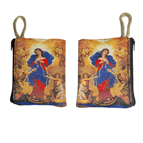 Our Lady Undoer of Knots Rosary Pouch 3″ x 4″ - JMJs Catholic Store, Inc