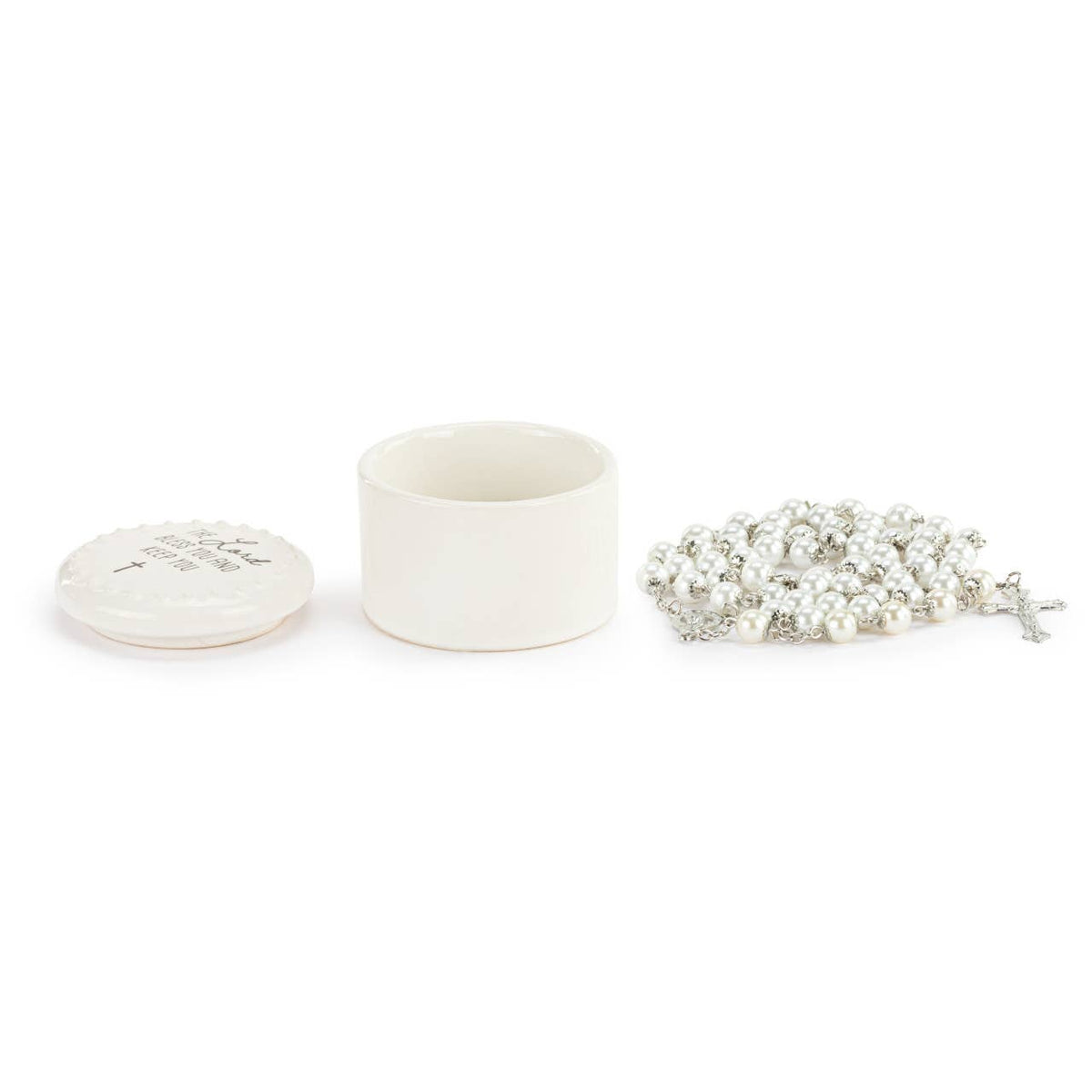Trinket Box & Rosary - Lord Bless You - JMJs Catholic Store, Inc