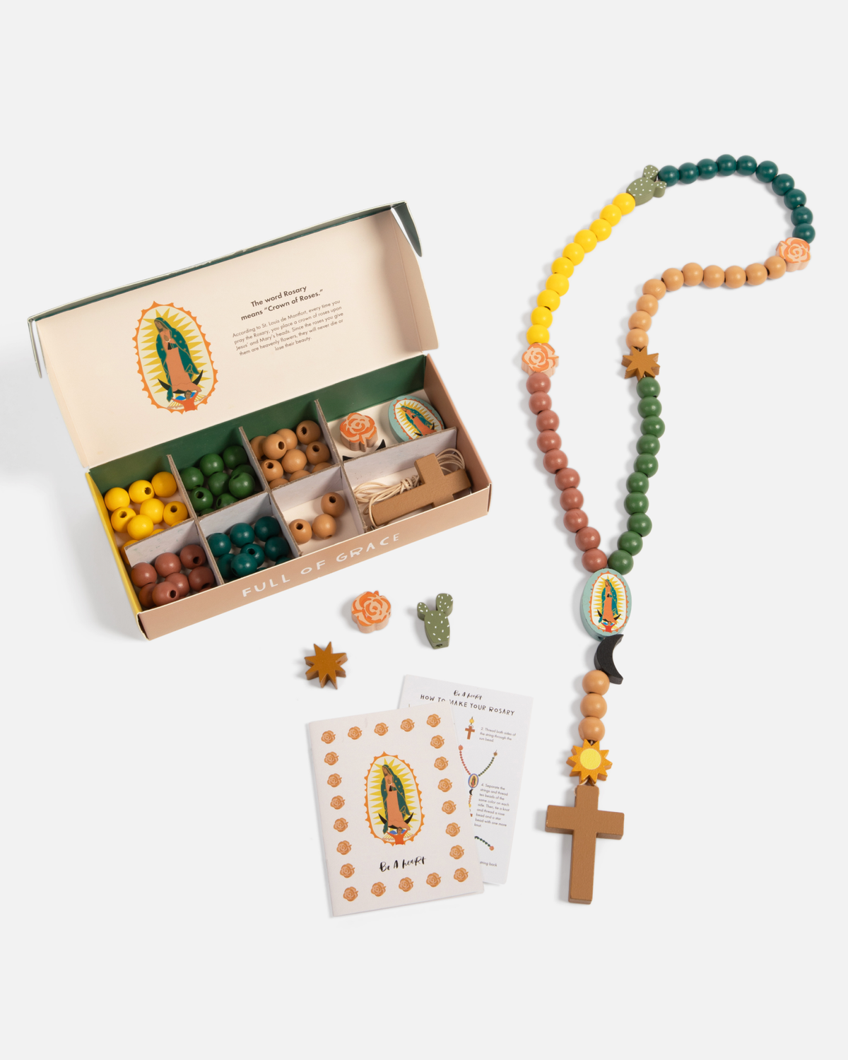 Our Lady of Guadalupe DIY Rosary Kit - JMJs Catholic Store, Inc