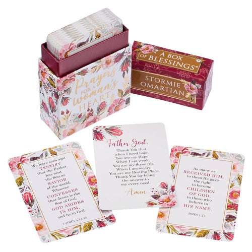 Box of Blessings Prayers for a Woman's Heart - JMJs Catholic Store, Inc