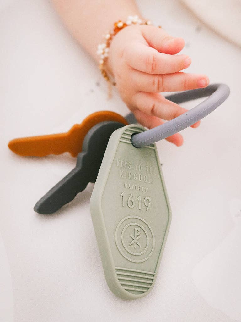 Keys to the Kingdom Silicone Teethers: Keys to the Kingdom - JMJs Catholic Store, Inc