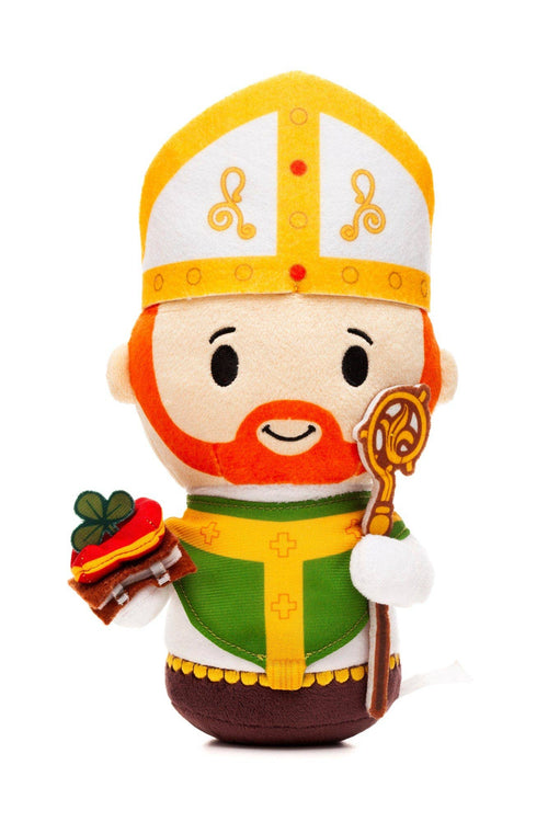 Saint Patrick Catholic Plush Doll | Irish Saints Gift - JMJs Catholic Store, Inc