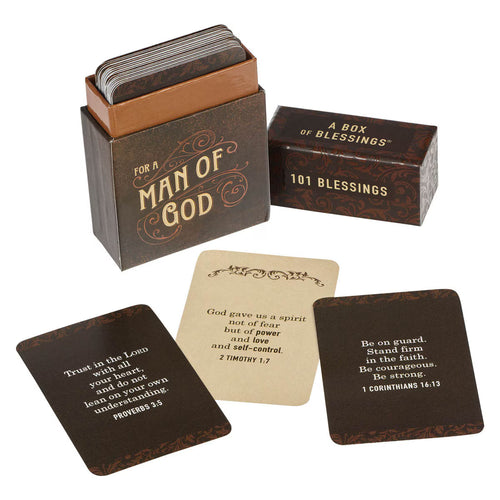 101 Blessings for a Man of God Box of Blessings - JMJs Catholic Store, Inc