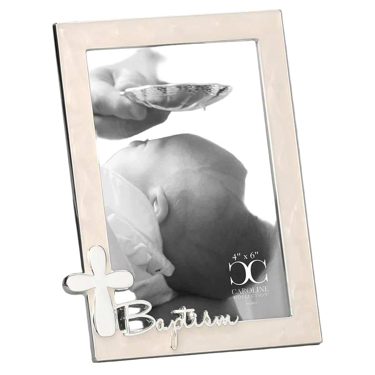 Baptism Frame with Cross Decor - JMJs Catholic Store, Inc
